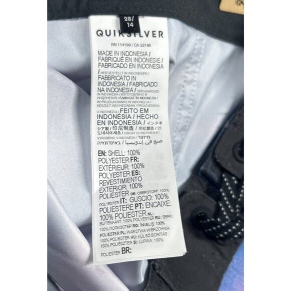 Quiksilver Boardshorts Youth Size 28 Multicolor Swim‎ Trunks Polyester Swimwear - Picture 9 of 9